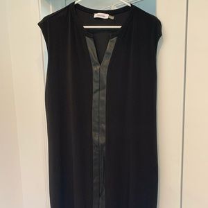 Calvin Klein black sleeveless dress